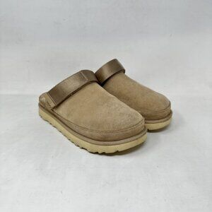 UGG Women's Goldenstar Clog Platform Driftwood 1138252 Size 8 USED NO BOX (9/10)